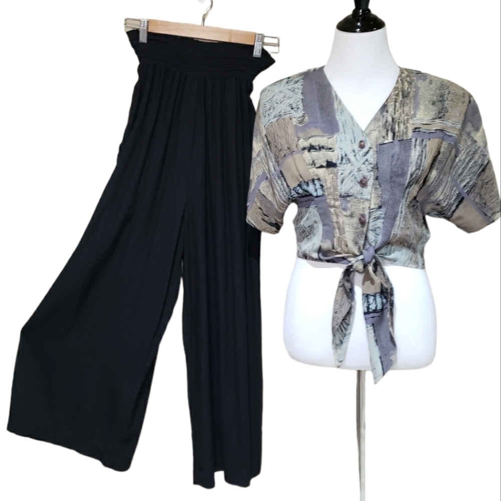 Vinatge 80s Karen Kane 2-pc Outfit Made in USA